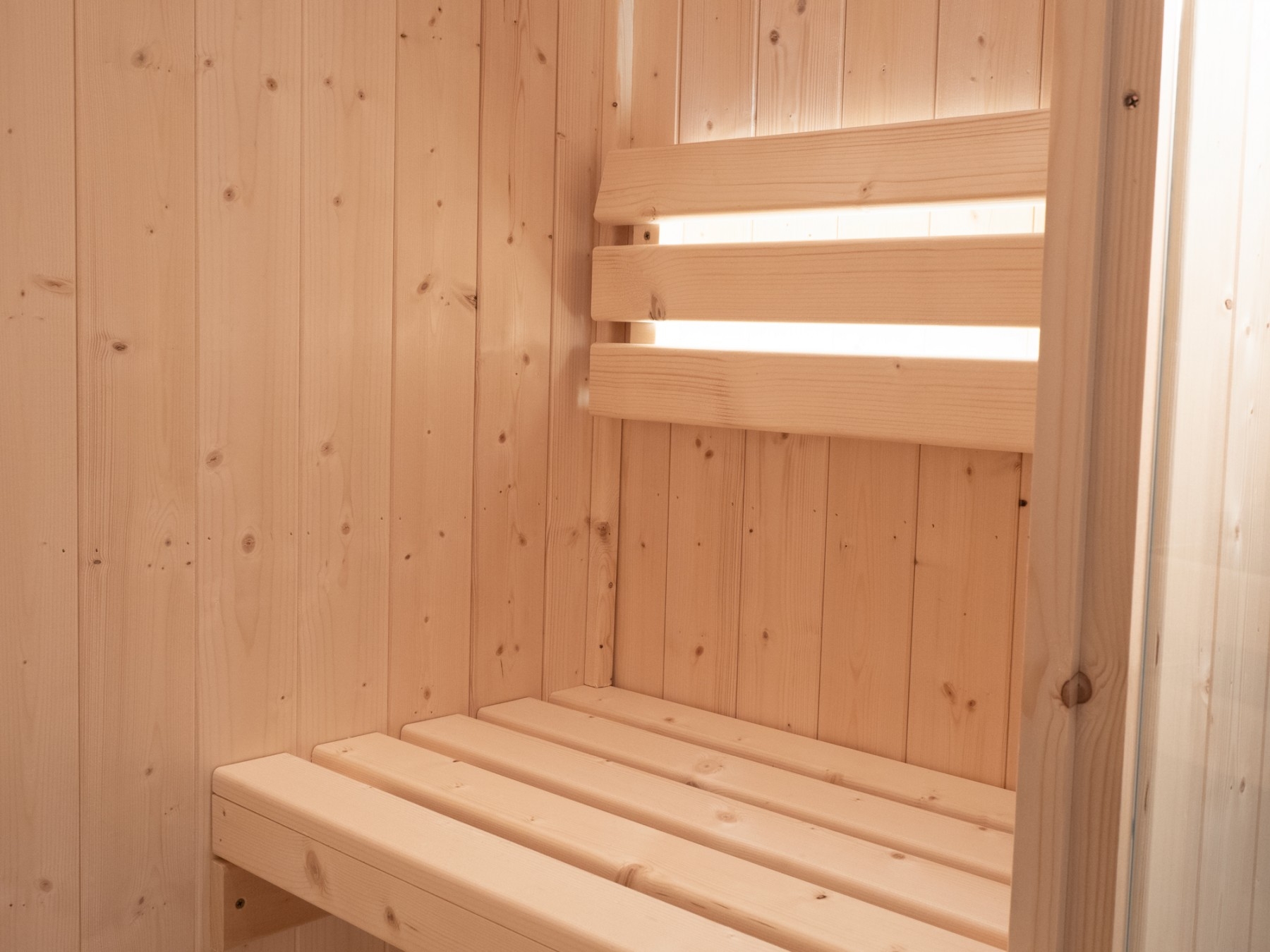 Iluminação de sauna finlandesa