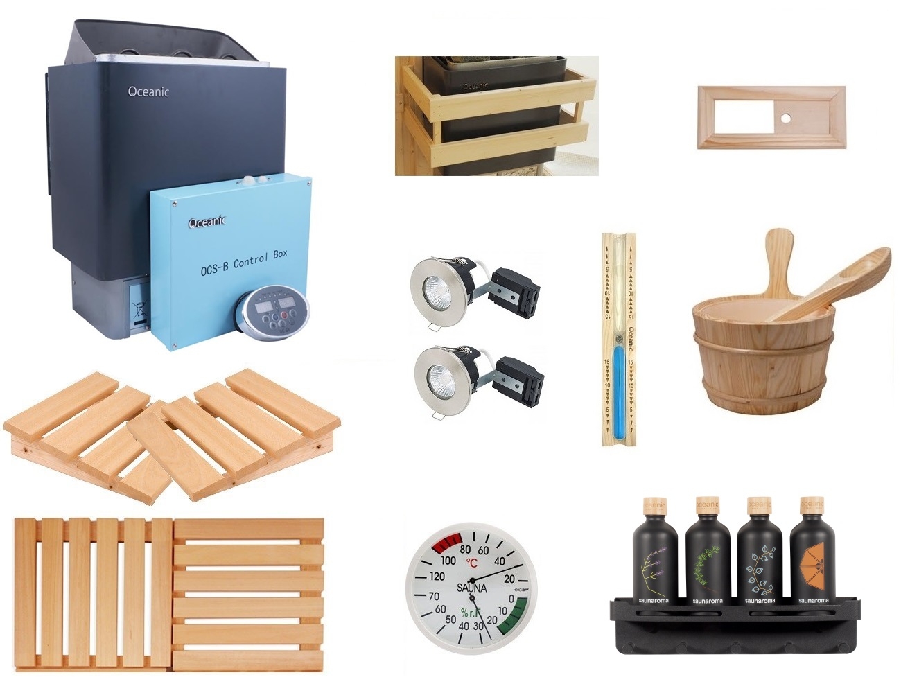  Kit de construção para sauna