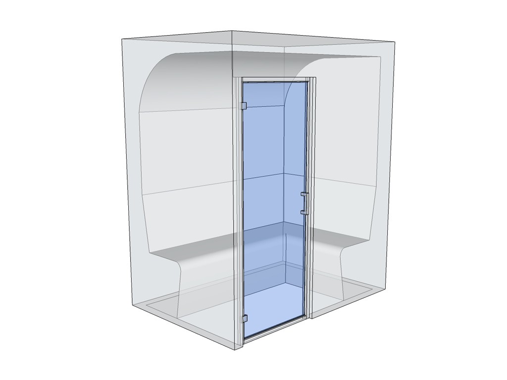 2 Person Home Mosaic Turkish Steam Room Model 2A