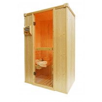 1 Person Traditional Sauna Cabin - 1250 x 730 x 1950mm - OS1020