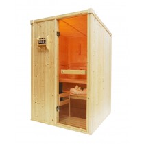 2 Person Traditional Sauna Cabin - 1250 x 1350 x 1950mm - OS2020