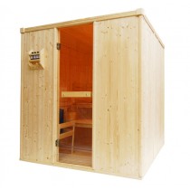4 Person Traditional Sauna Cabin - 1860 x 1660 x 1950mm - OS2530