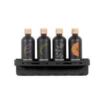 Fragrance rack and 100ml saunaroma bottles