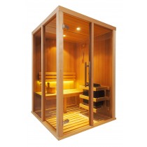 Cabina de sauna finlandesa Vision 2 Personas – V2020