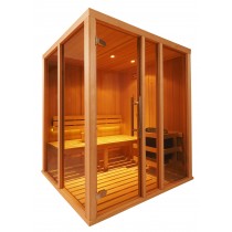 Cabina de sauna finlandesa Vision 2 Personas – V2025