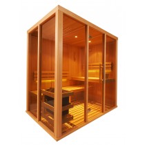 Cabina de sauna finlandesa Vision 3 Personas – V2030